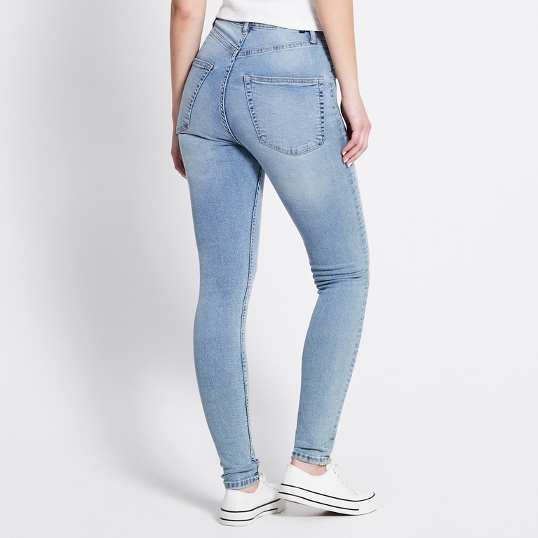 High waist skinny jeans "Snake"